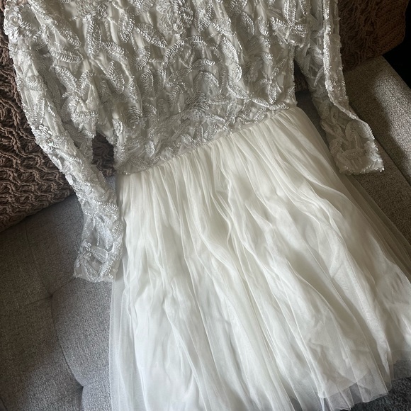 ASOS Embebed Wedding Dress - Picture 4 of 7